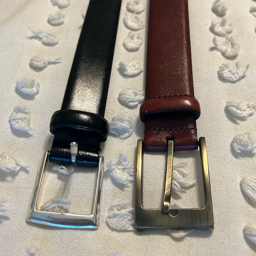 2 men’s belts